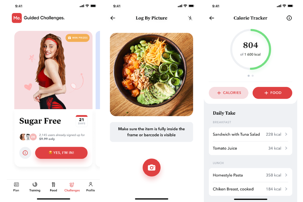 BetterMe Food Calorie Tracker