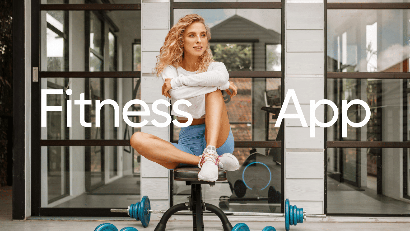 workout triceps with dumbbells