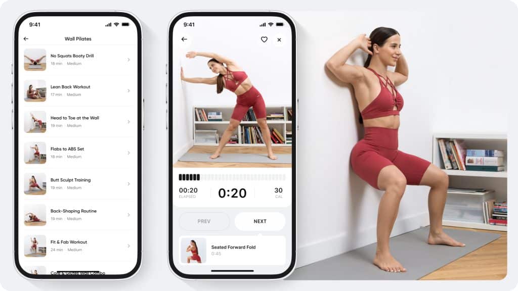 wall pilates for beginners