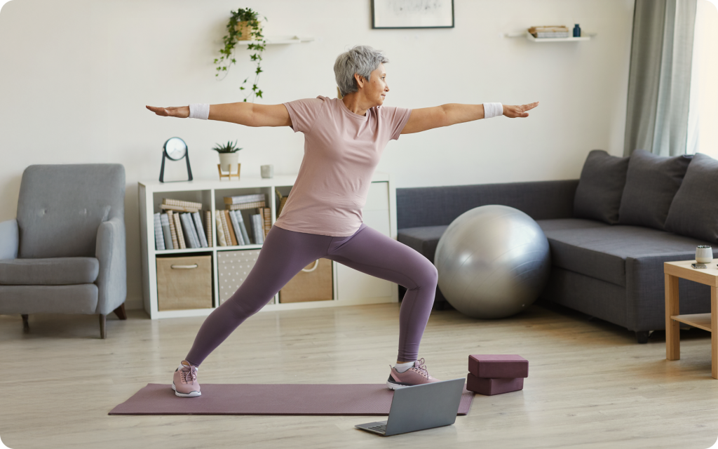 older women yoga