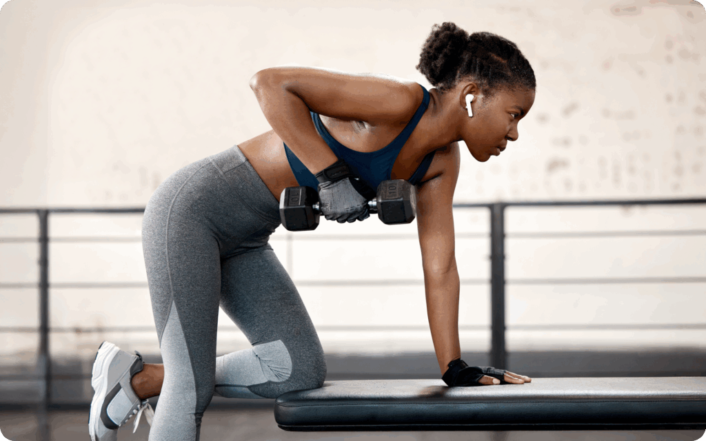 shoulder and back workout gym