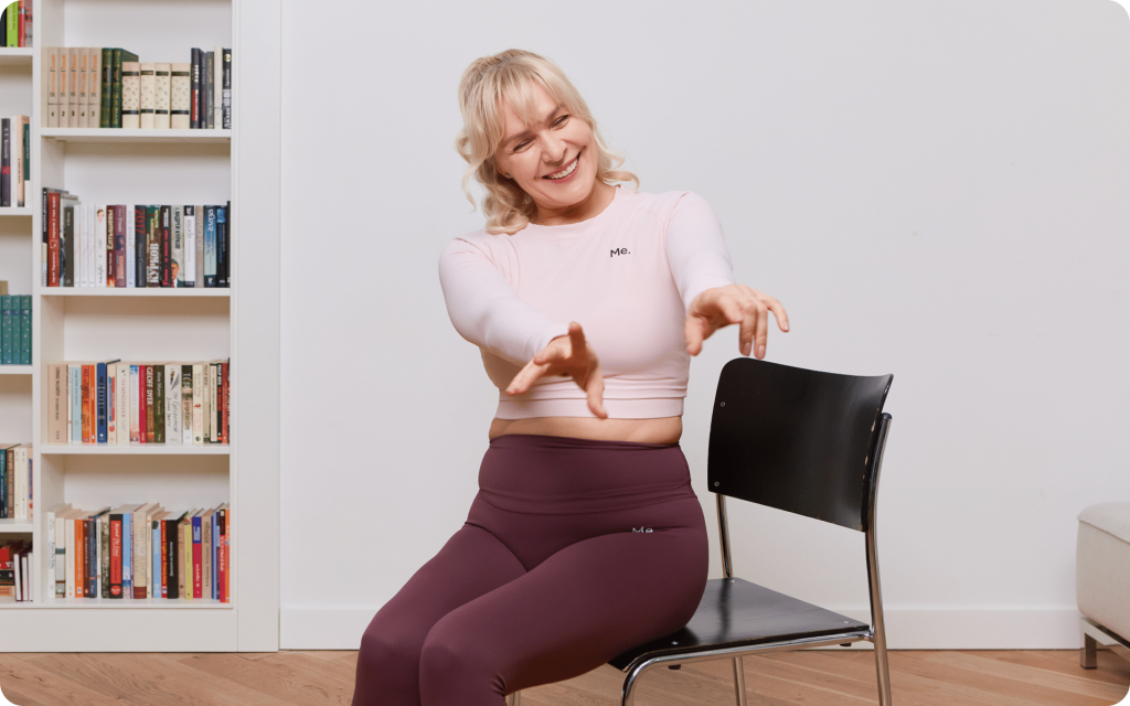 Chair Yoga Side Stretch